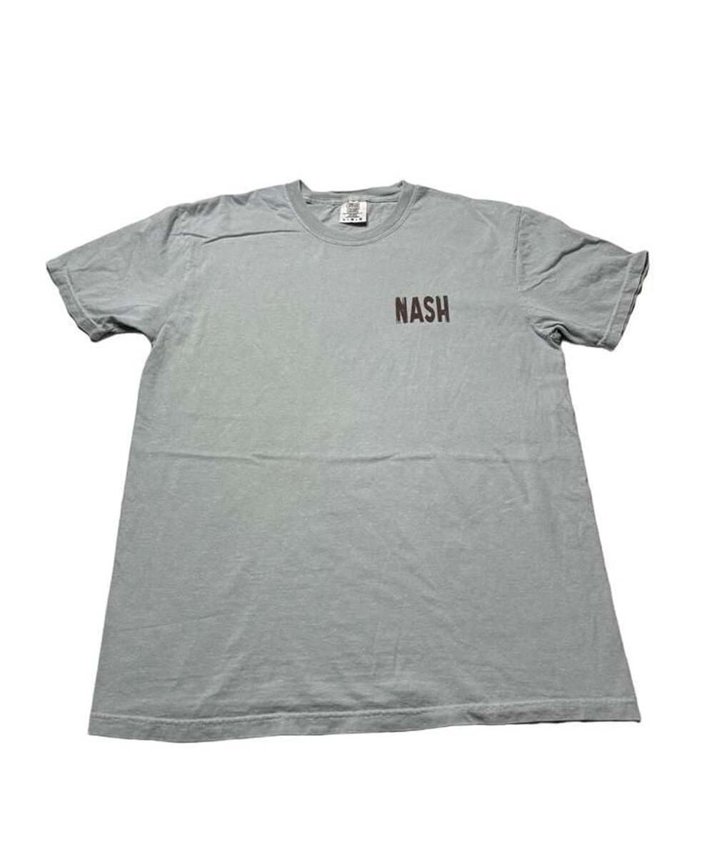 Comfort Colors NASH T-Shirt Size L Sage Green Nashville TN Graphic Tee